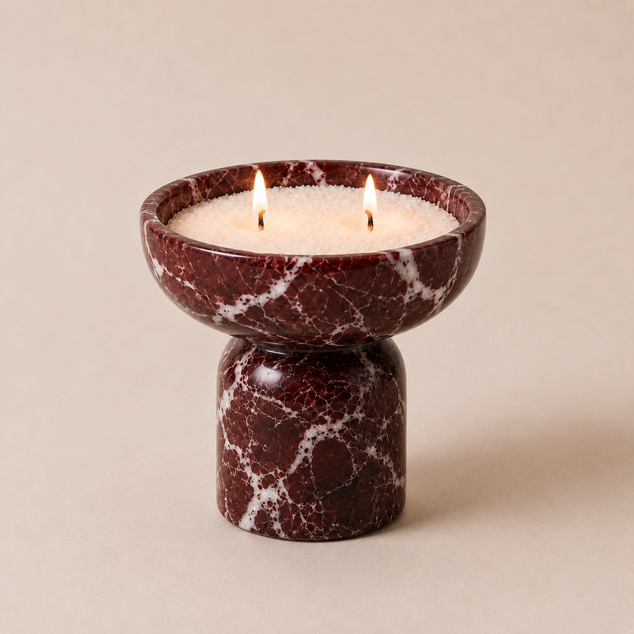 Rosso Levanto Refillable Candle Set