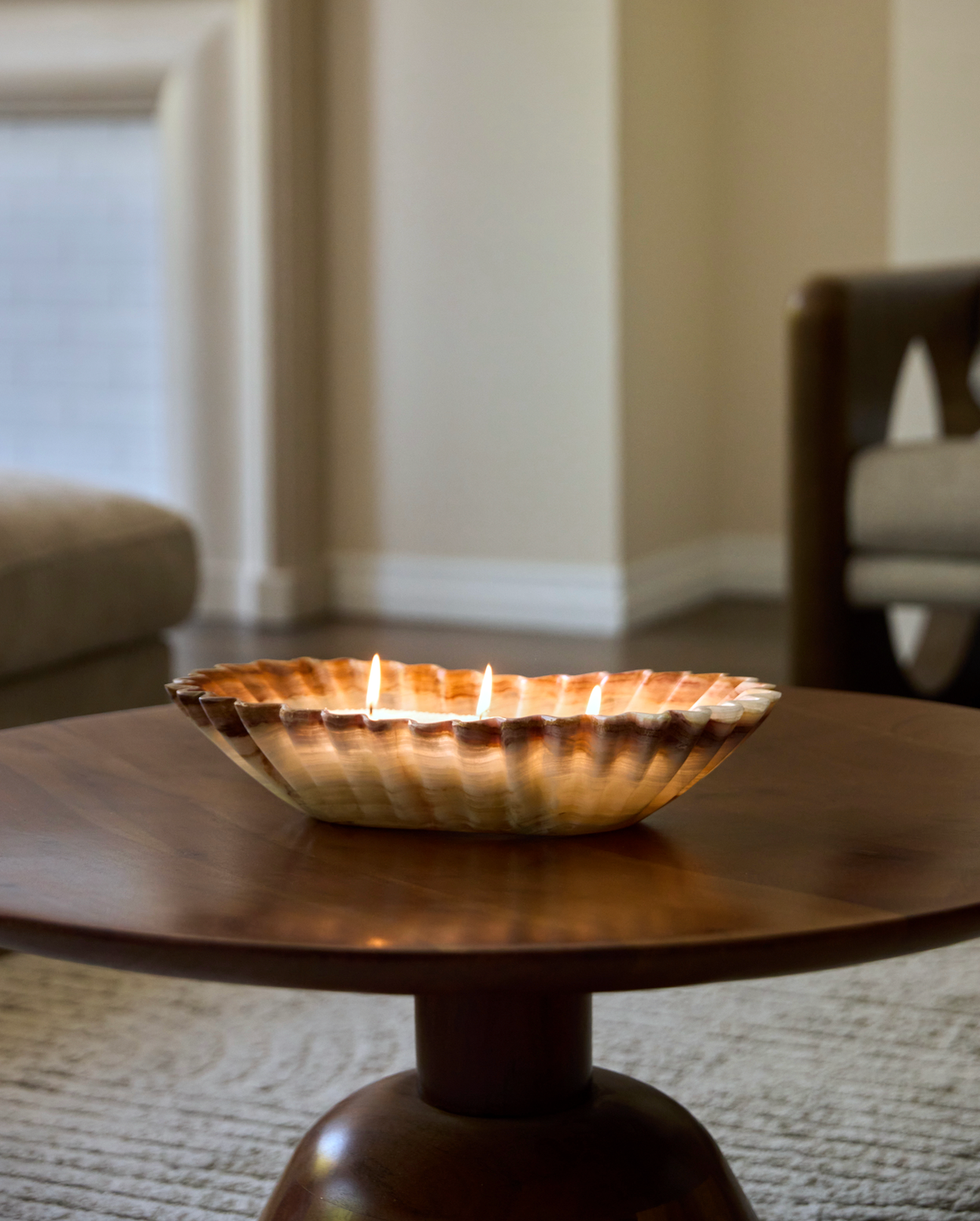 Onyx Heirloom Fluted Bowl as catchall