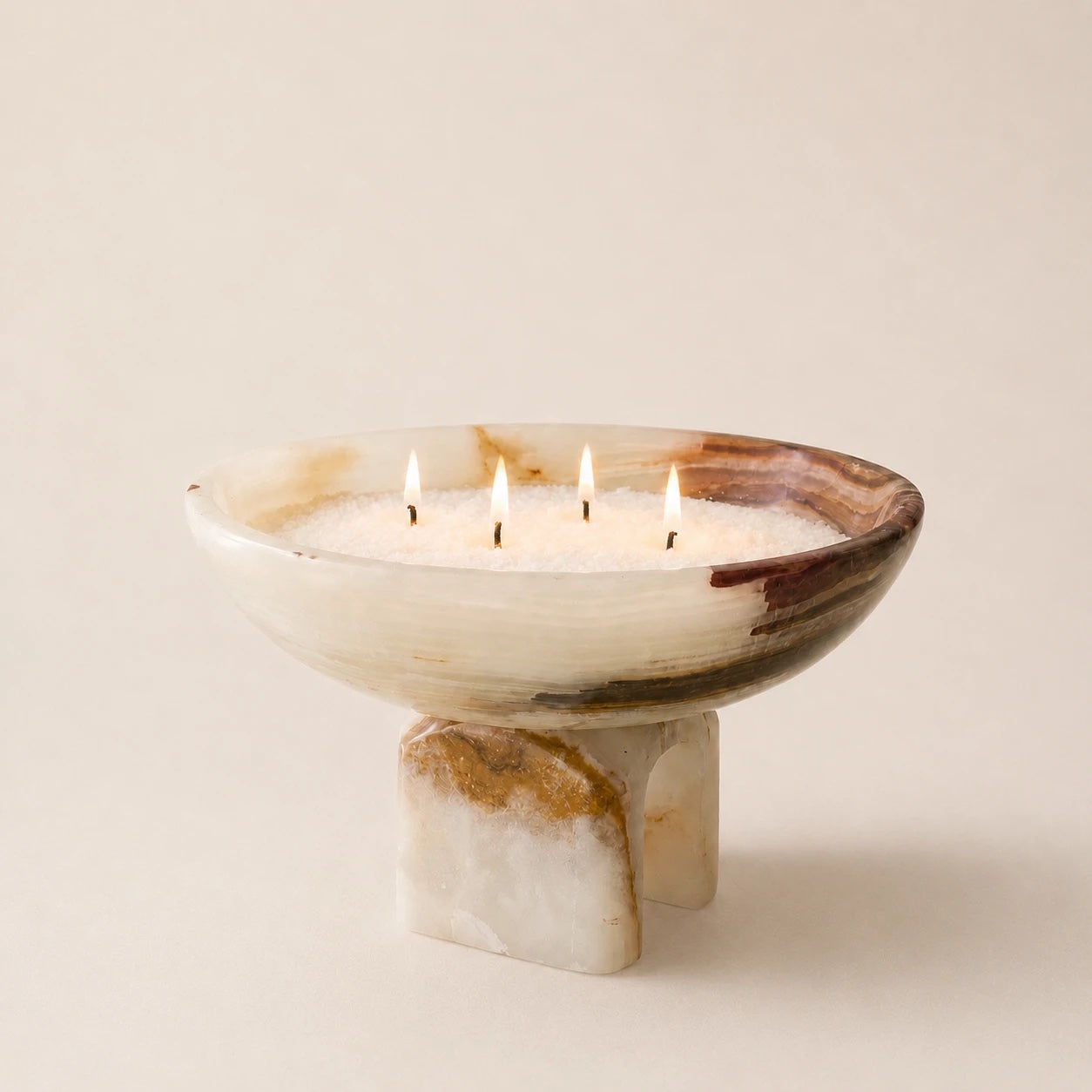 Onyx Arched Refillable Candle Set — Lavalle Haus